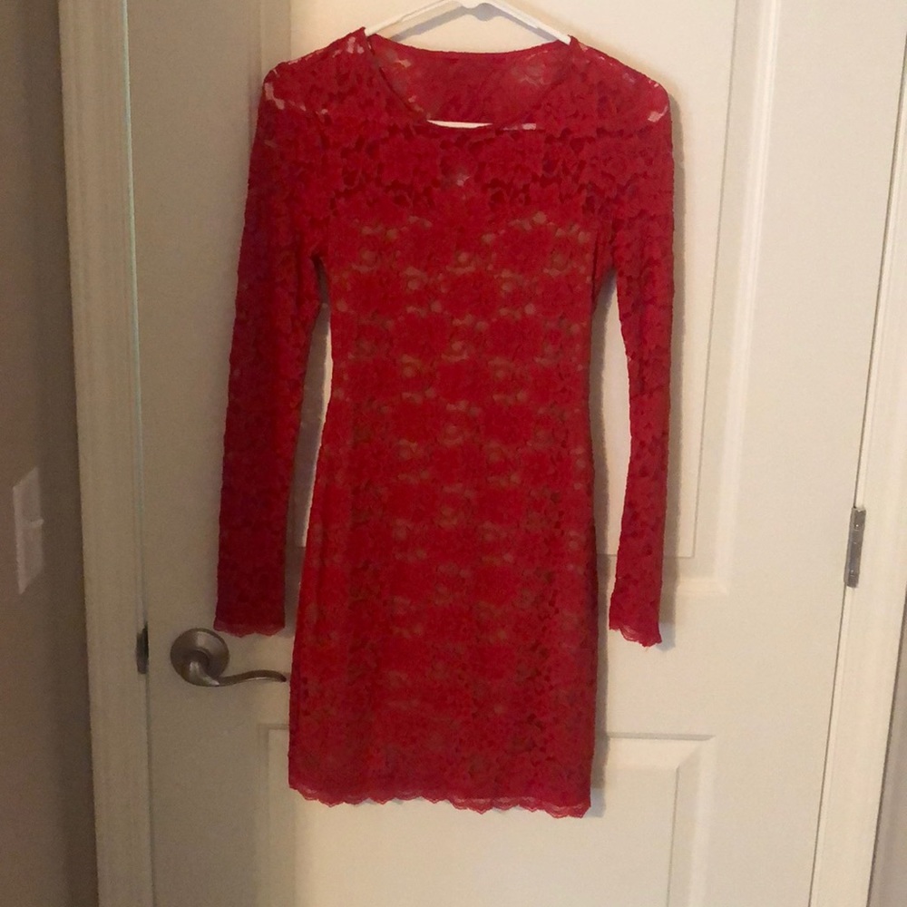 Red Lace Dress ❤️